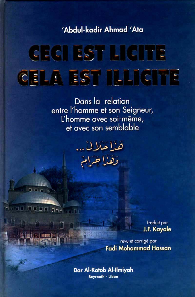 Ceci est licite cela est illicite 9782745143907
