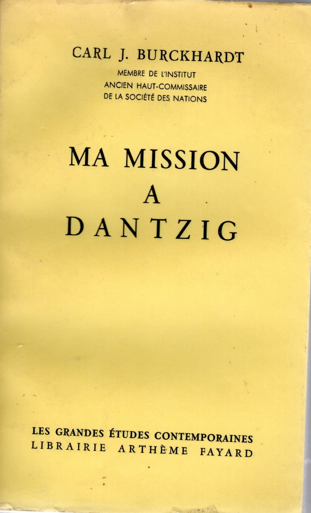Ma mission a dantzig 