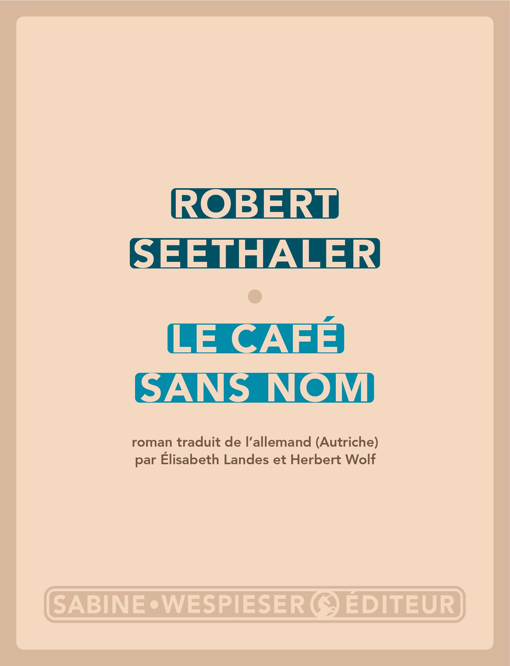 Le café sans nom (2023) 9782848054926