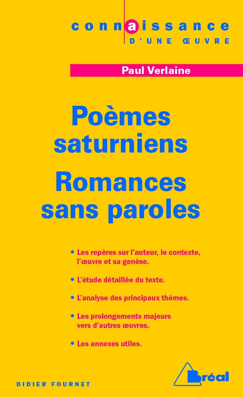 Poèmes saturniens, Romances sans paroles, Paul Veraline 9782842917036