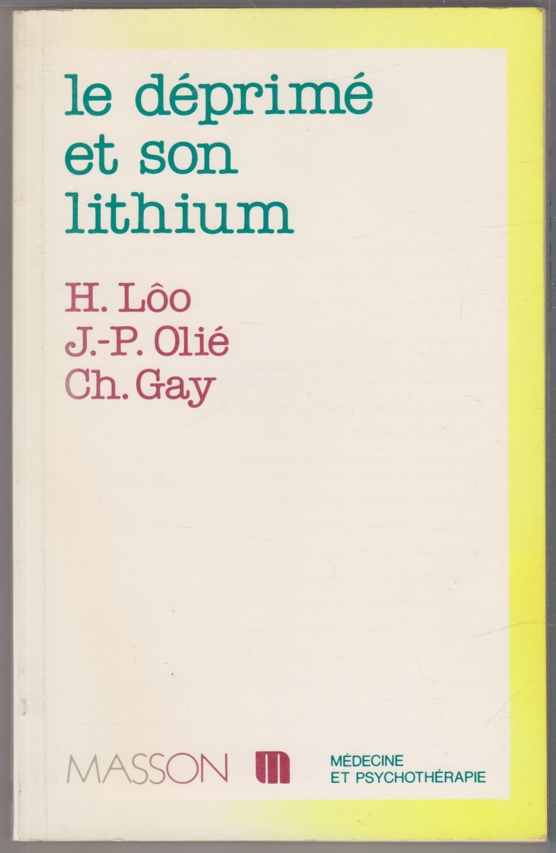 Le Déprimé et son lithium 9782225816291