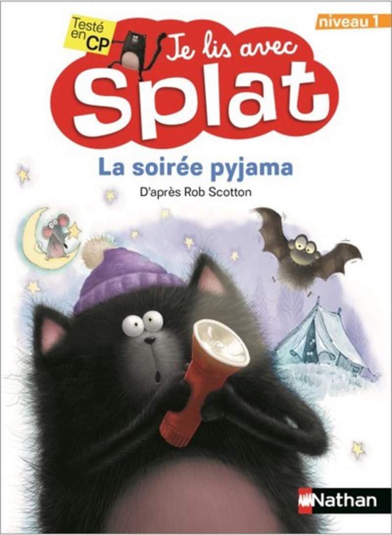 La soirée pyjama - Je lis avec Splat - CP Niveau 1 - Dès 6 ans (7) 9782092593578