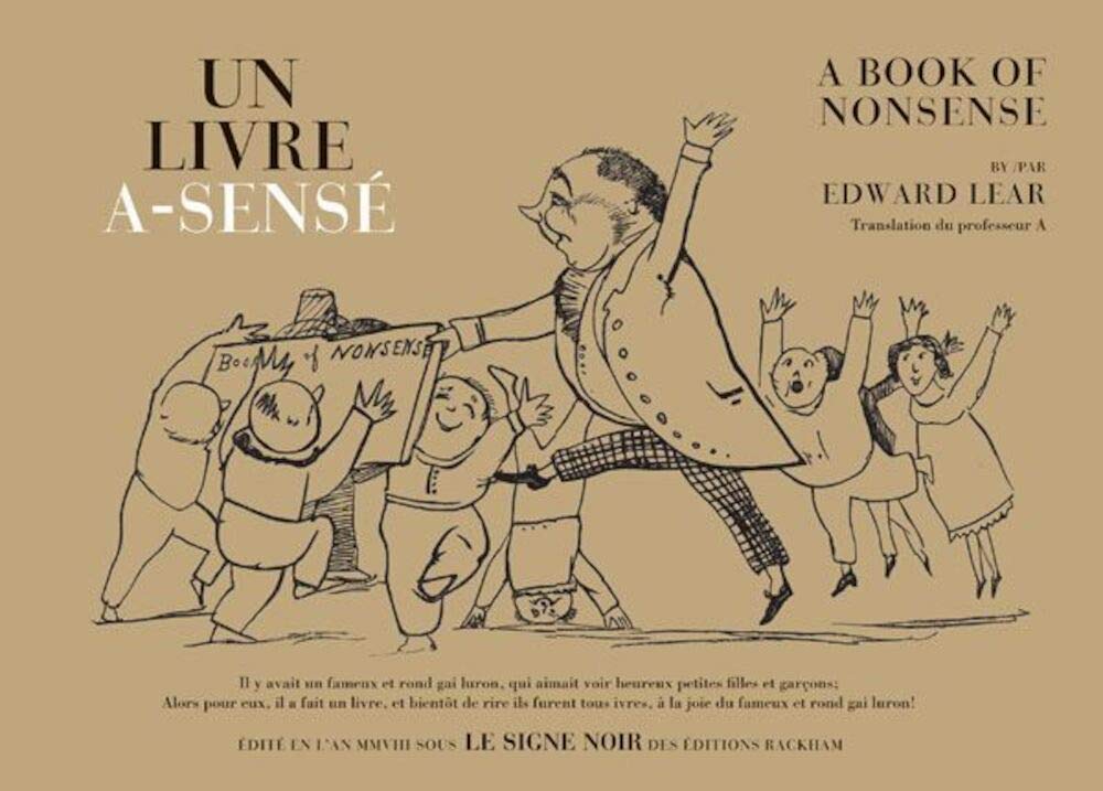 Un livre a-sensé: Edition bilingue français-anglais 9782878271171