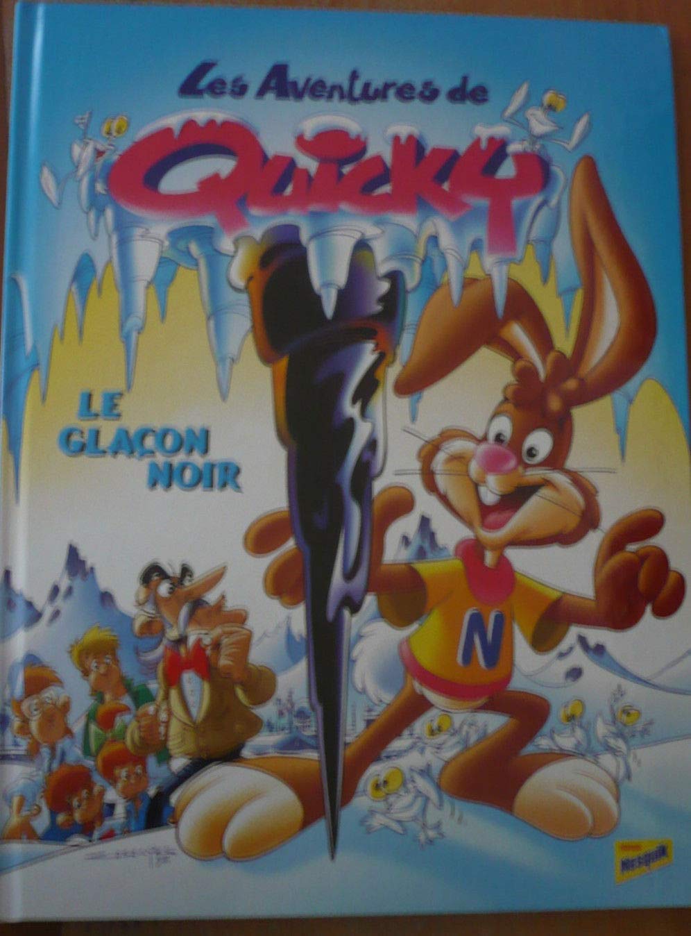 LES AVENTURES DE QUICKY LE GLACON NOIR. 