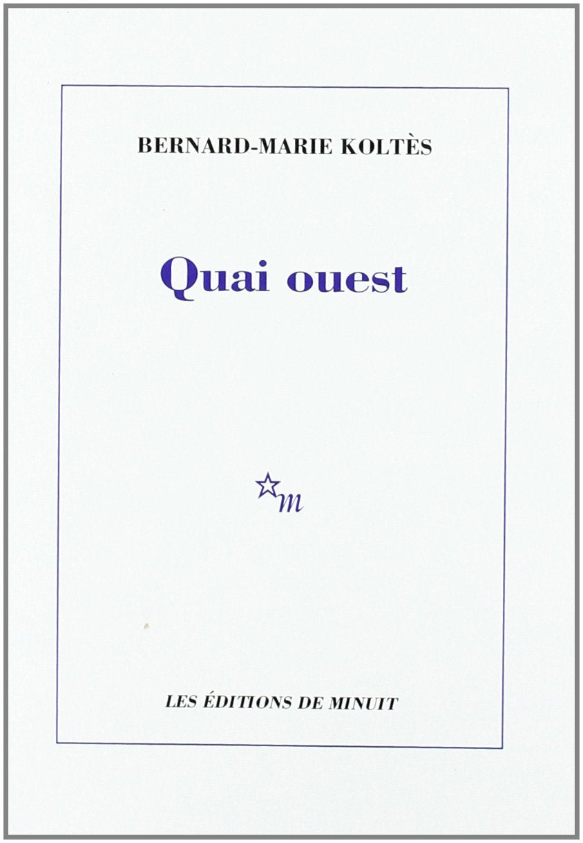Quai ouest 9782707310309