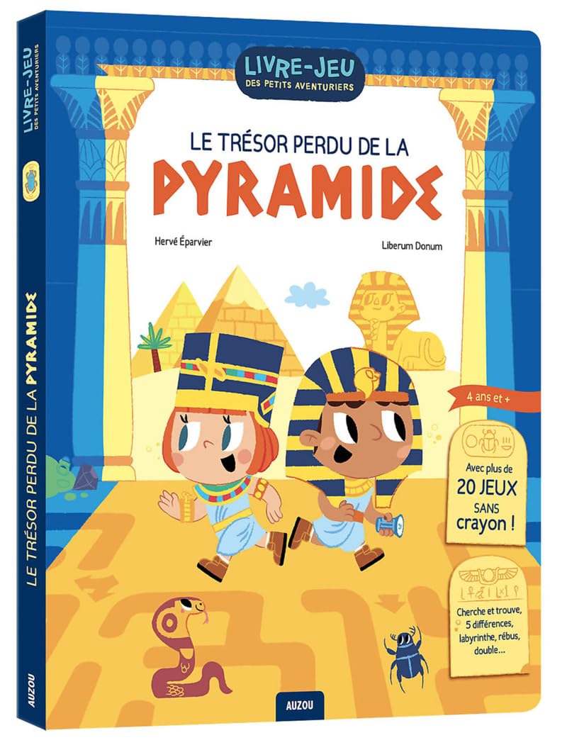 Livre-jeux des petits aventuriers - le trésor perdu de la pyramide 9782733889473