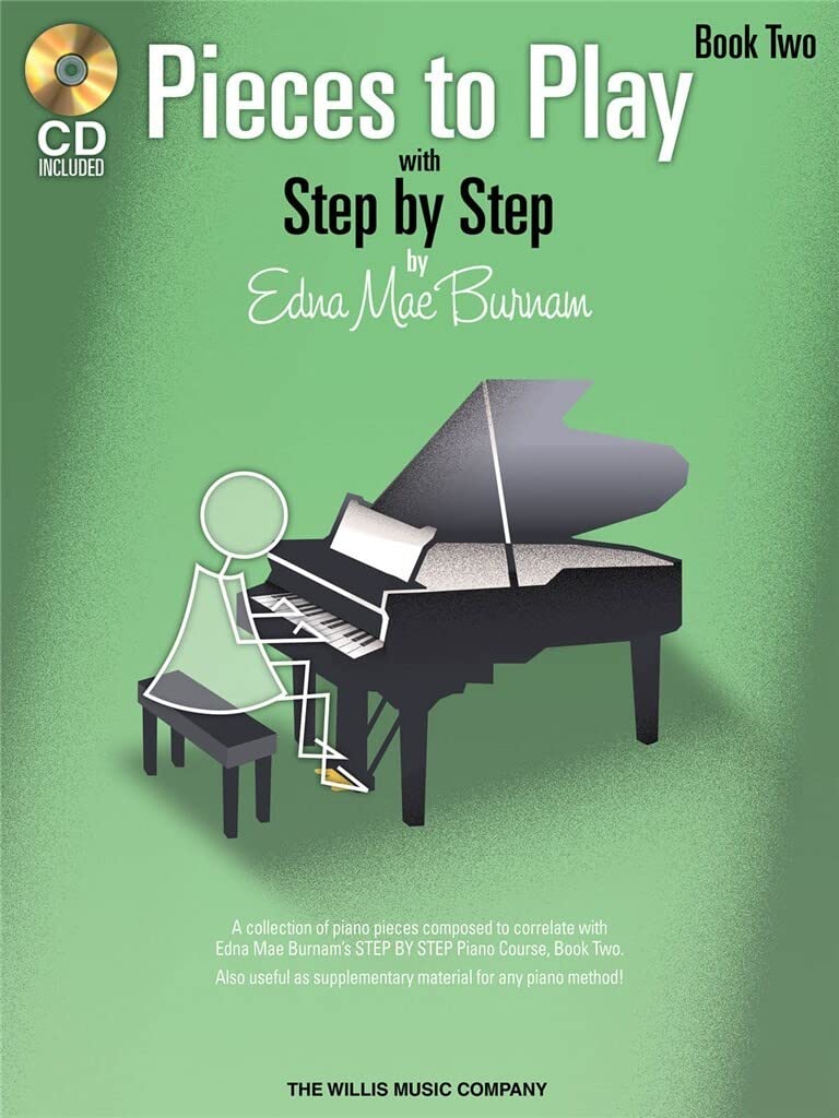Edna-mae burnam : pieces to play - book 2 with cd - piano 9781423436126
