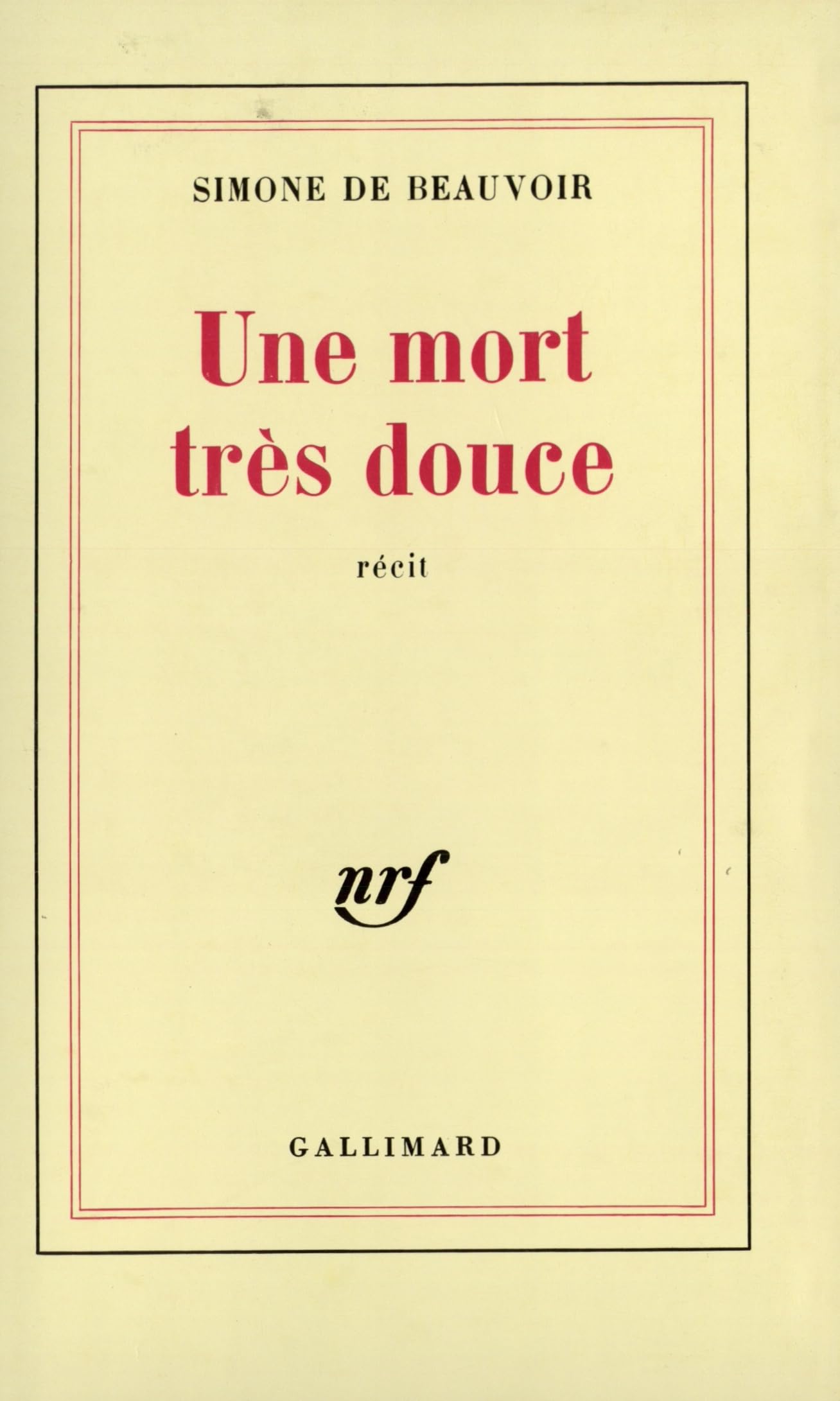 Une mort très douce 9782070205226