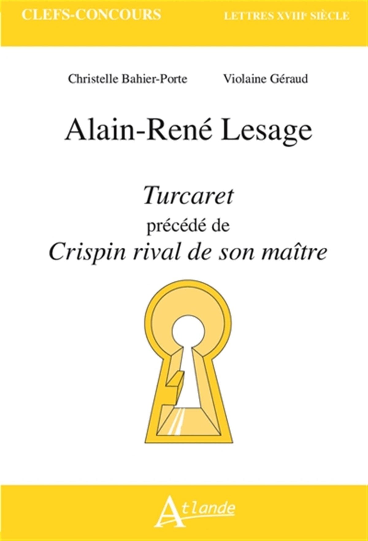 Lesage - Turcaret précédé de Crispin rival de son maître 9782384280520