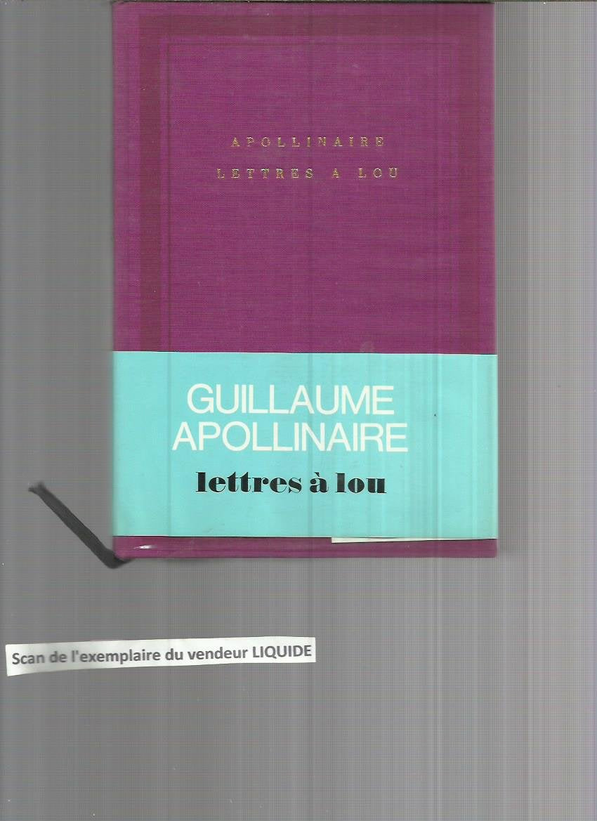 Lettres à Lou 9782070100149
