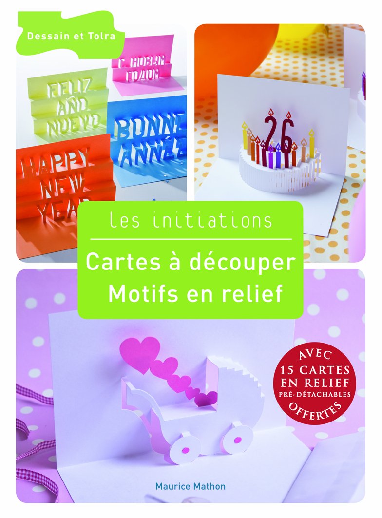 Cartes à découper: Motifs en relief 9782295002204