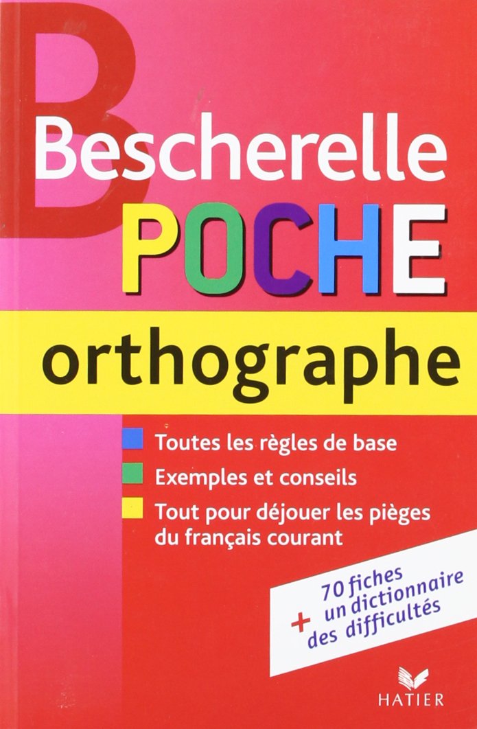 Bescherelle poche orthographe 9782218933936