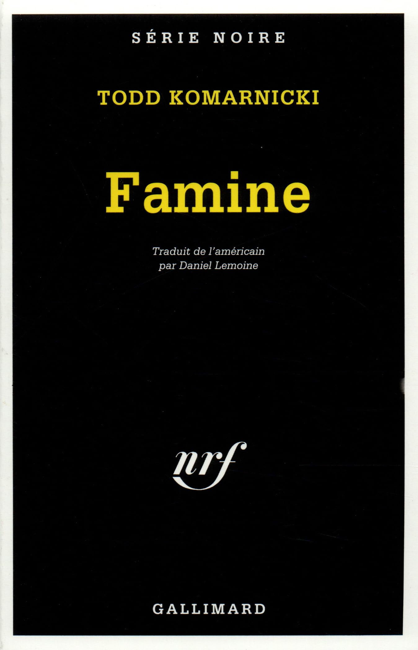 Famine 9782070497607