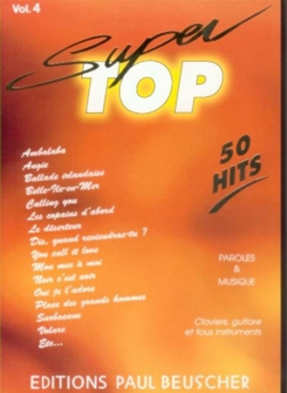Partition : Super top, numero 4 3137990008949
