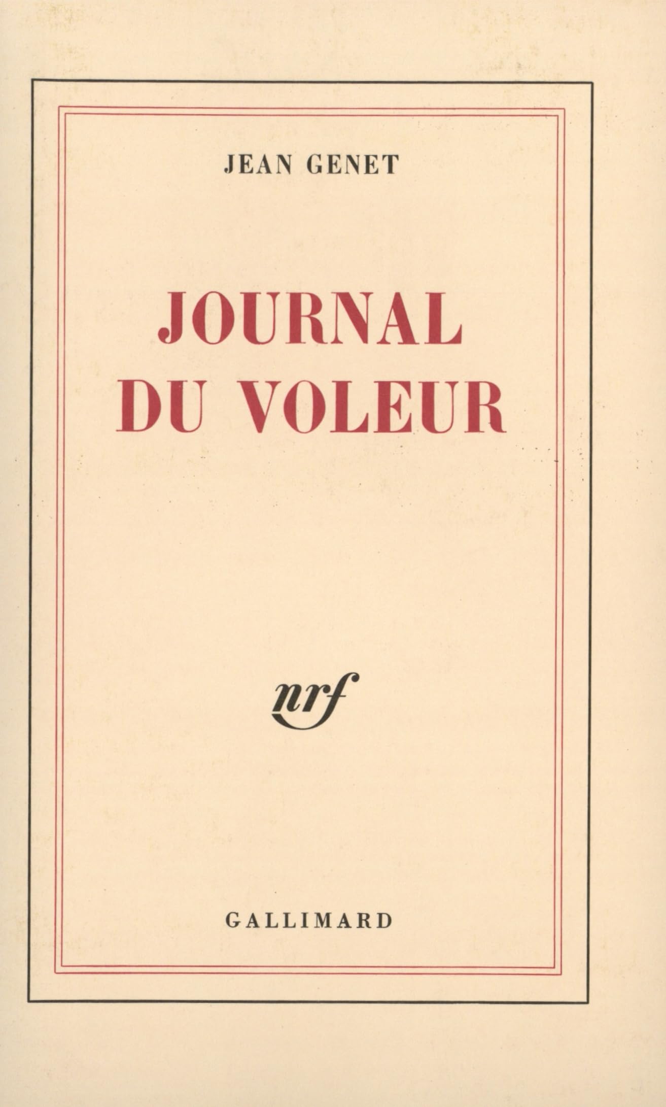 Journal du voleur 9782070227228