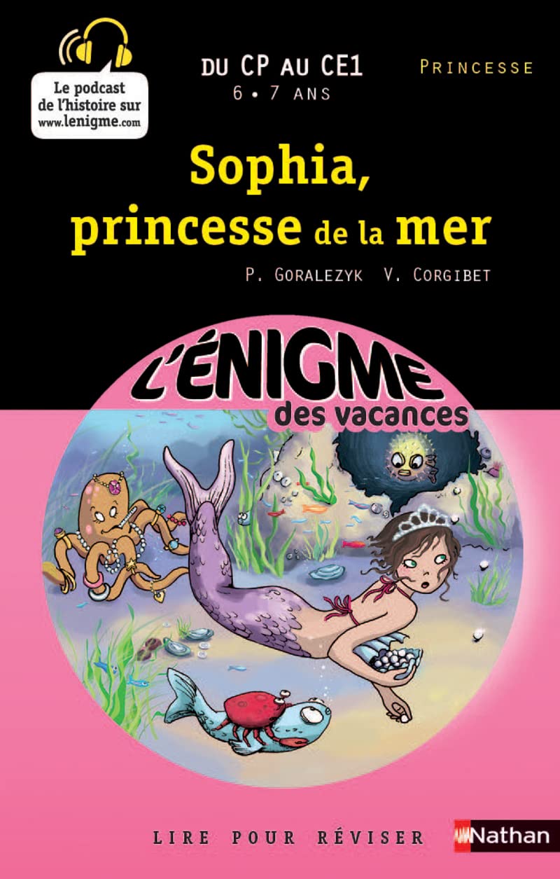 Cahier de vacances - Enigmes vacances Sophia, princesse de la mer 9782091879765