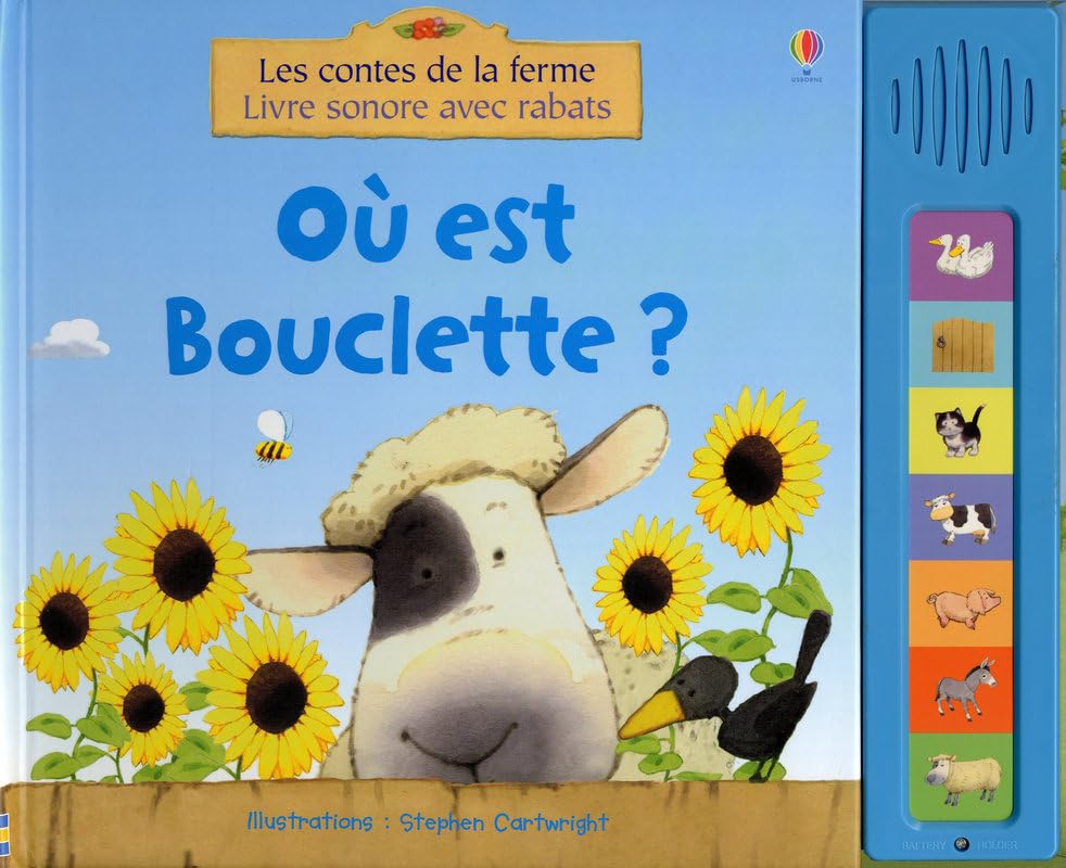 OU EST BOUCLETTE - LES CONTES DE LA FERME - LIVRES SONORES 9781409514039