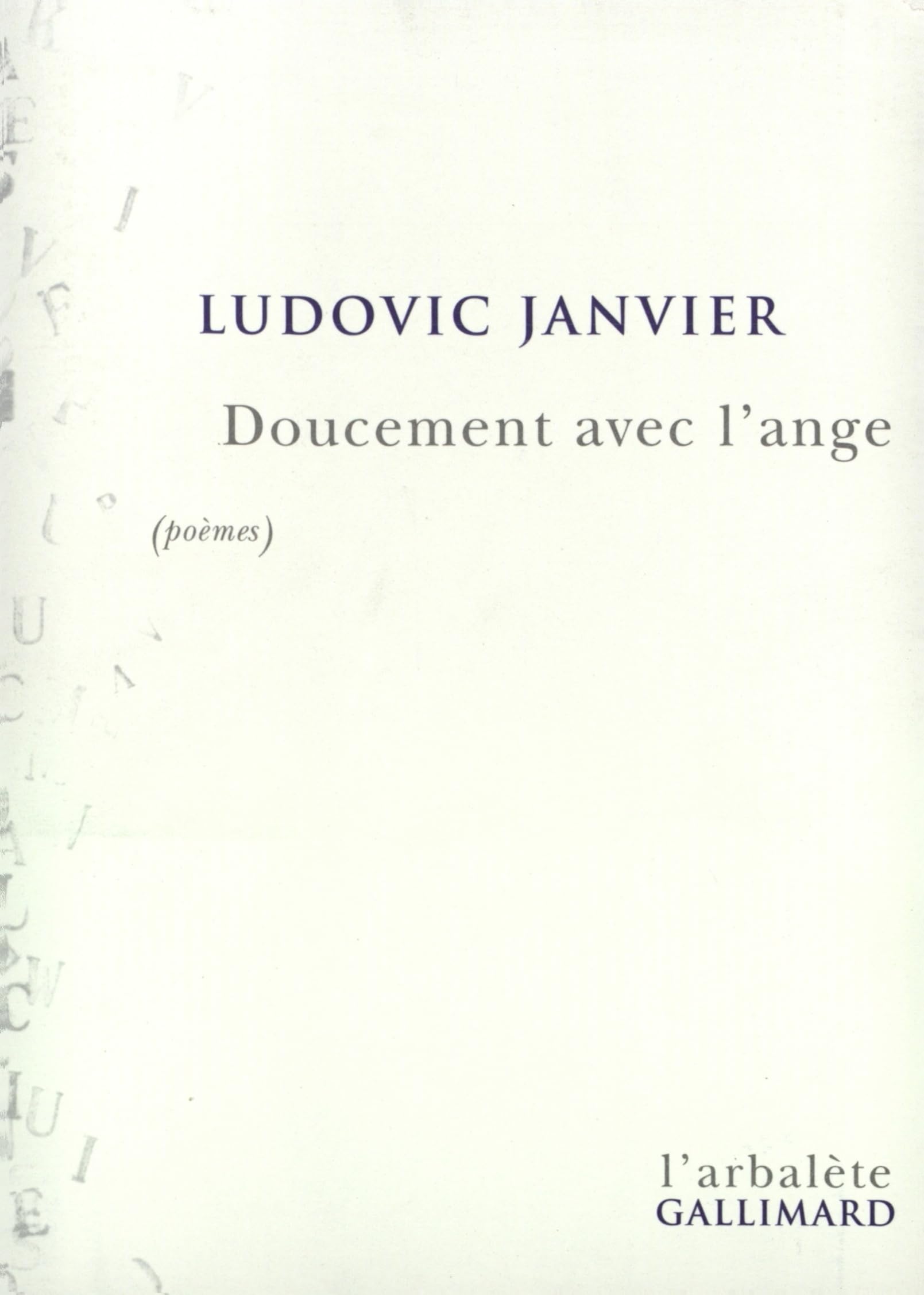 Doucement avec l'ange 9782070760800