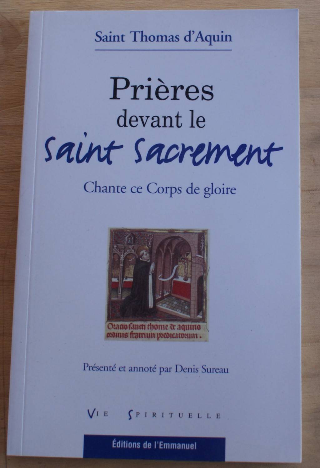 Prières devant le Saint Sacrement 9782914083652