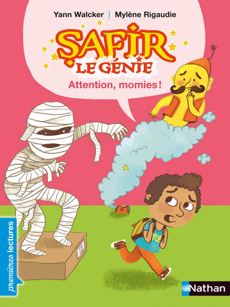 Safir le génie, attention, momies ! - Premières Lectures CP Niveau 2 - Dès 6 ans: Niveau - Je commence à lire 9782092550090