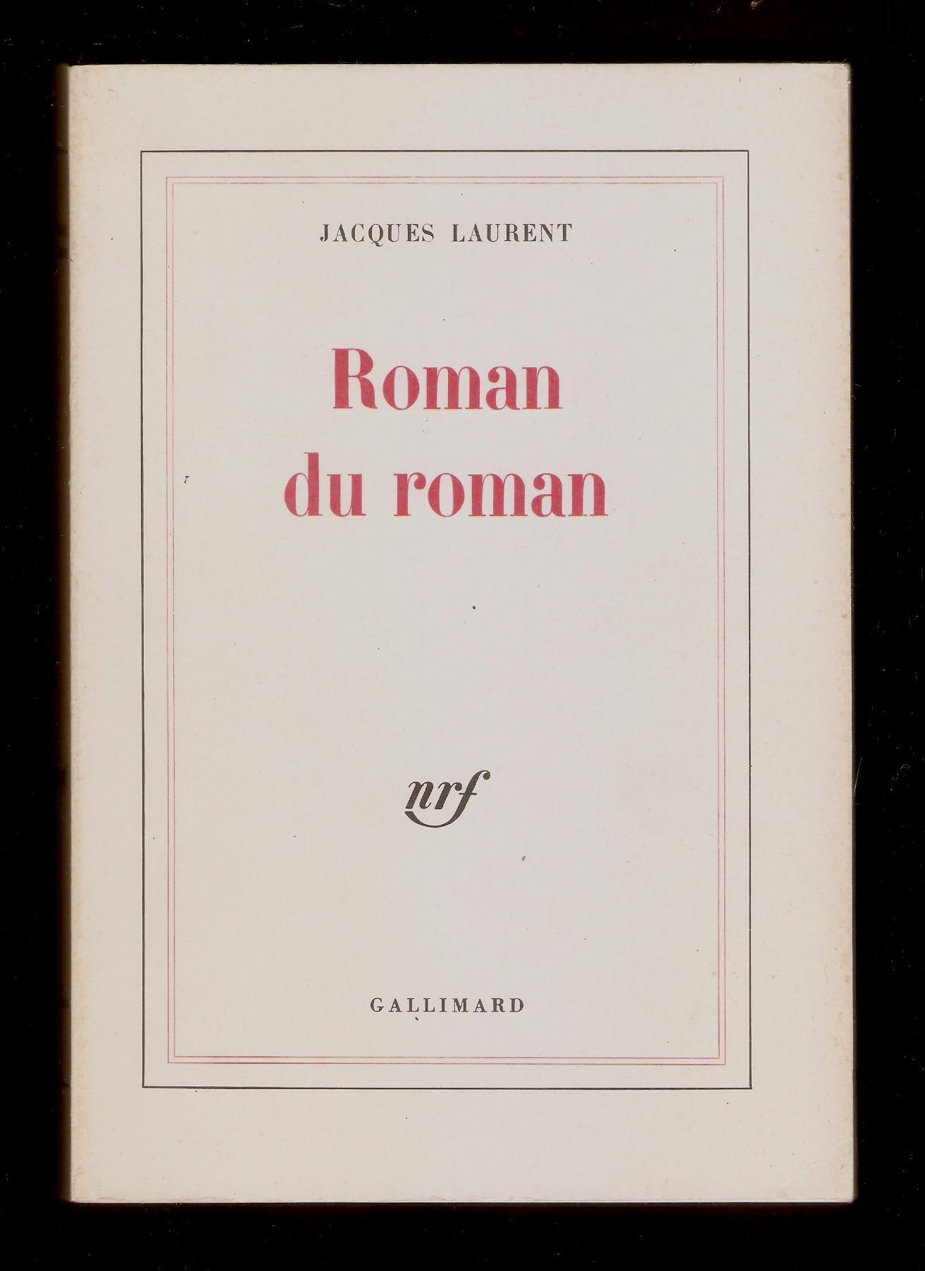 Roman du Roman 9782070297993