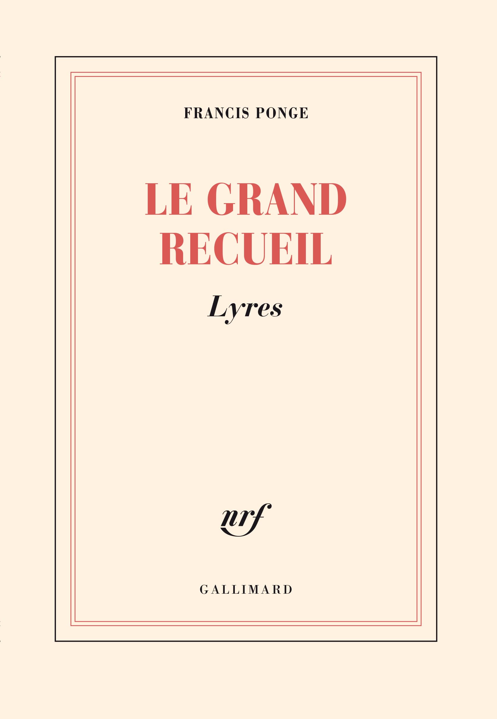 Le Grand recueil (Tome 1) 9782070251636