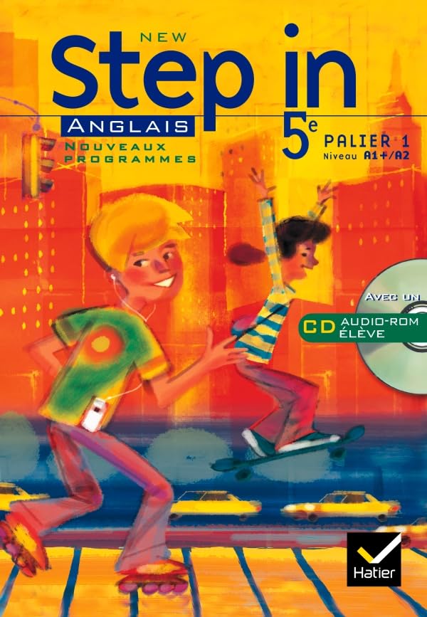 New Step In Anglais 5e - Livre de l'élève + CD audio-rom, éd. 2007 9782218927911