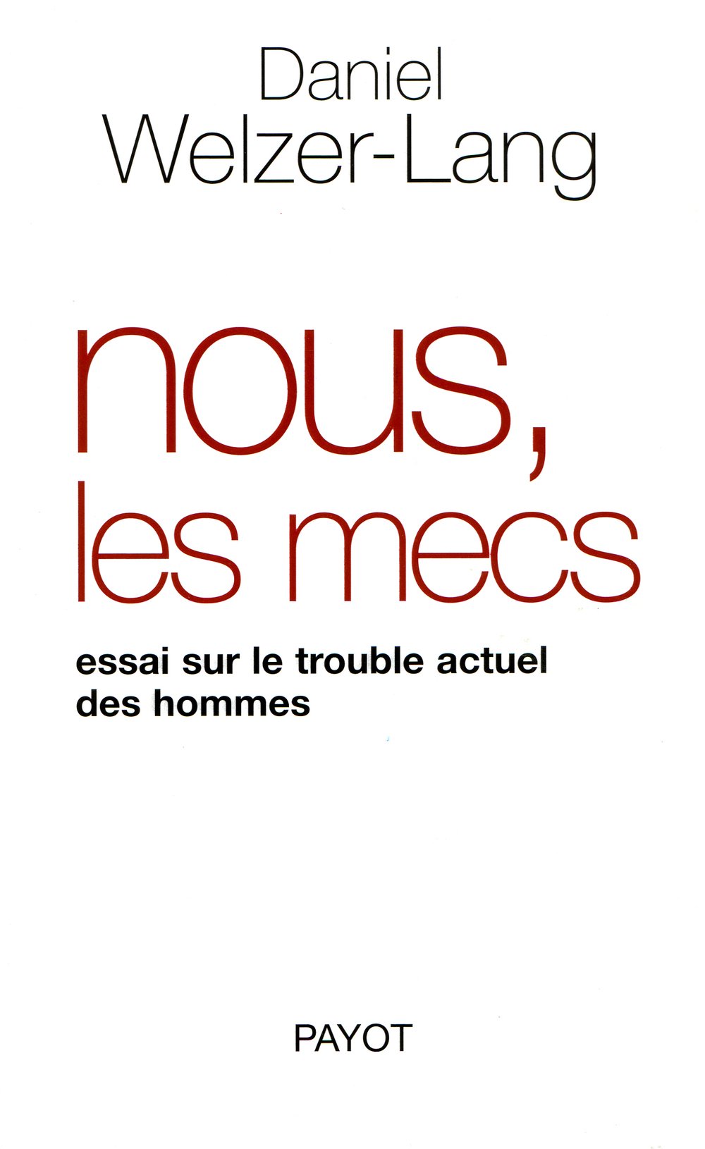 Nous, les mecs: Essai sur le trouble actuel des hommes 9782228903981