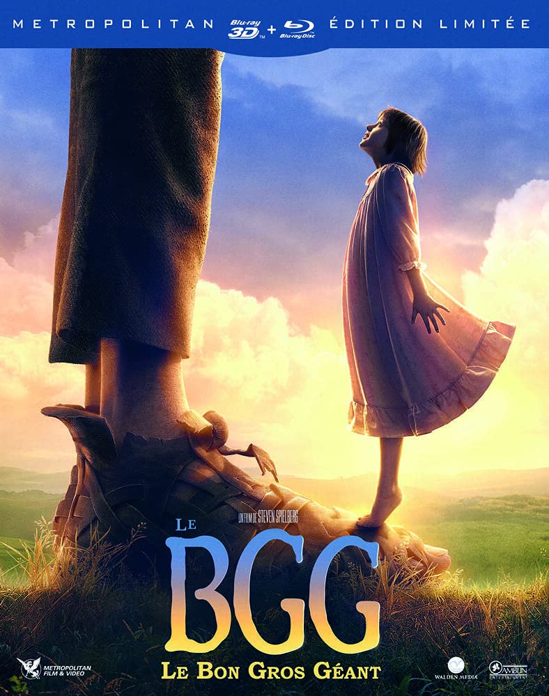 Le BGG, Le Bon Gros Géant [Combo 3D + Blu-Ray-Édition Limitée boîtier SteelBook] 5051889590590