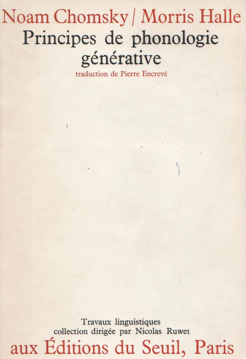 Principes de phonologie générative 9782020027816