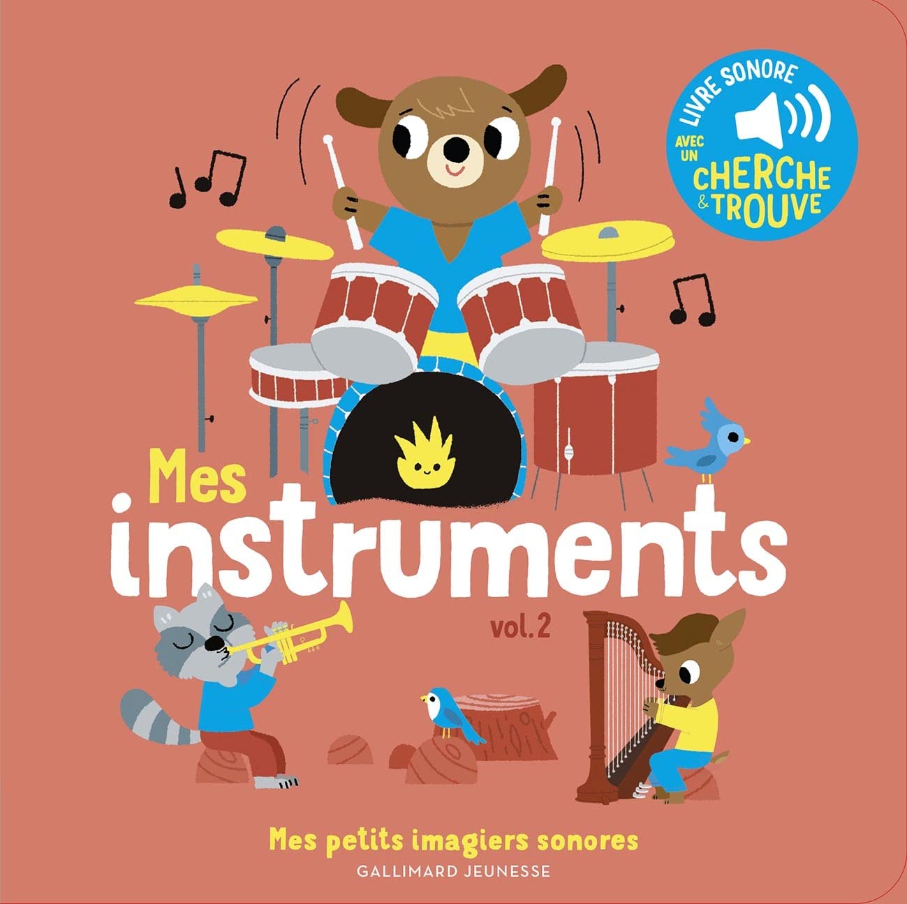 Mes instruments. Vol 2 - Mes petits imagiers sonores - Dès 1 an 9782075175241