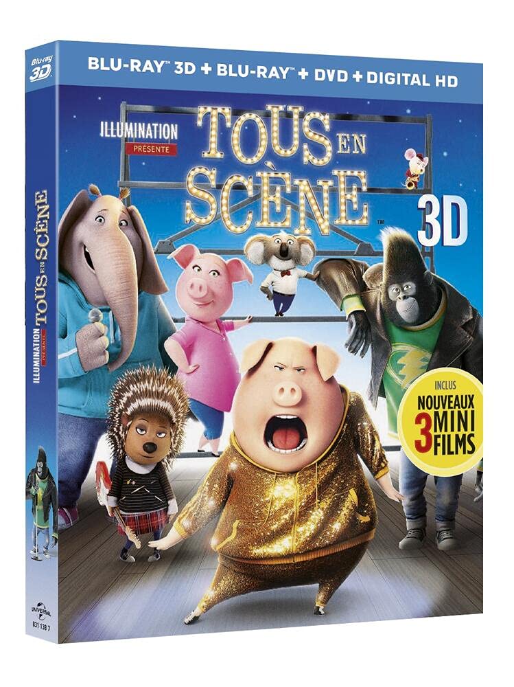 Tous en scène [Combo 3D + Blu-Ray + DVD + Copie Digitale] 5053083113872