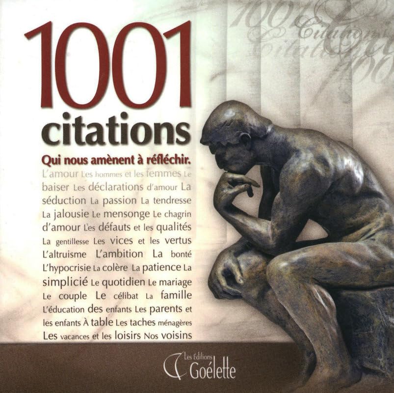 1001 CITATIONS 9782896384143