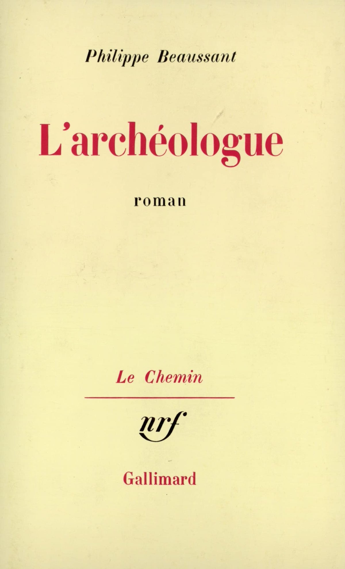L'archéologue 9782070289196