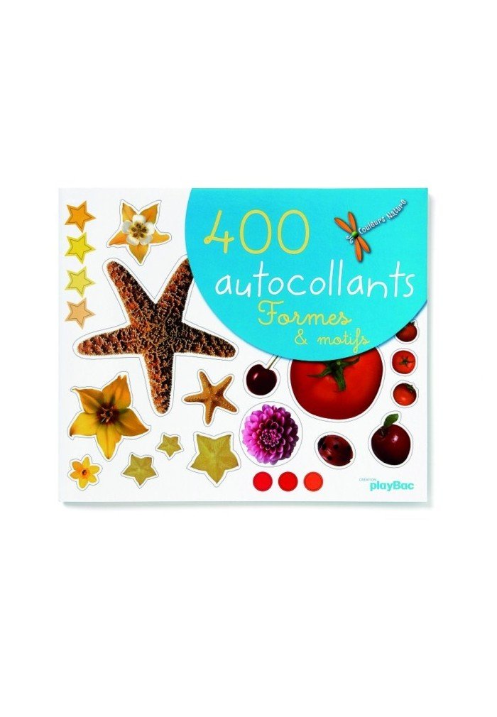 400 autocollants formes et motifs 9782809600780