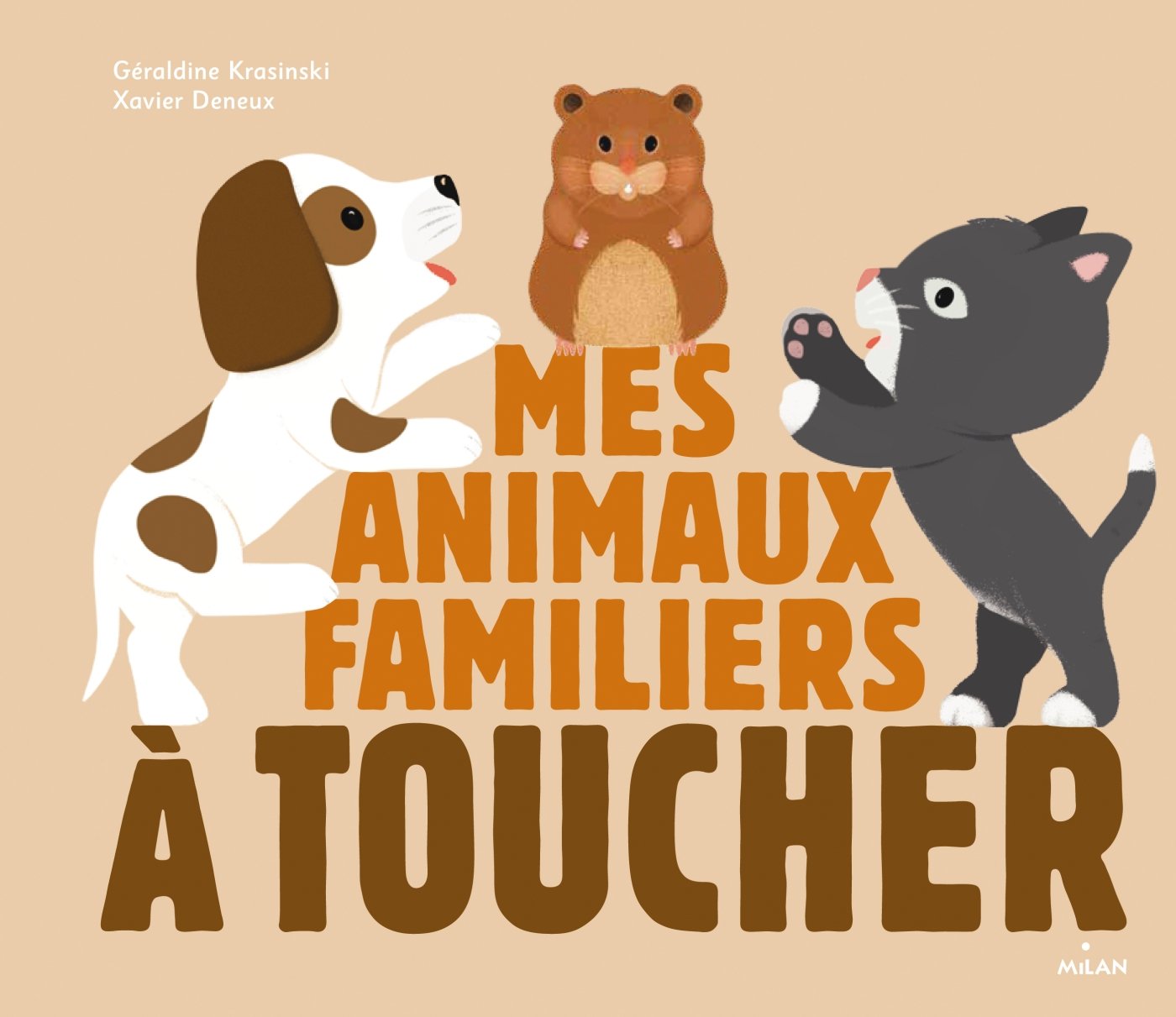 Mes animaux familiers à toucher 9782745961792