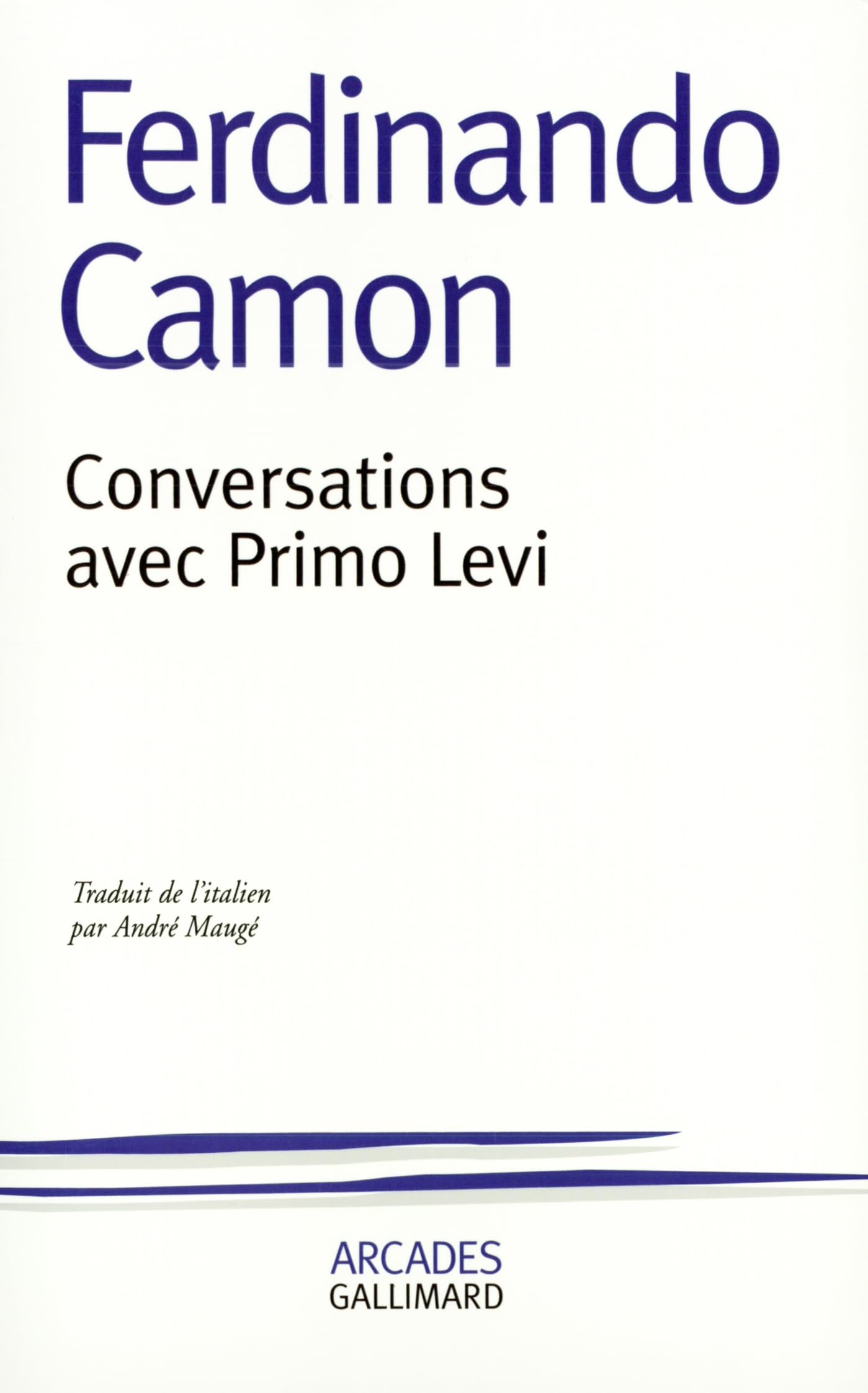 Conversations avec Primo Levi 9782070774210