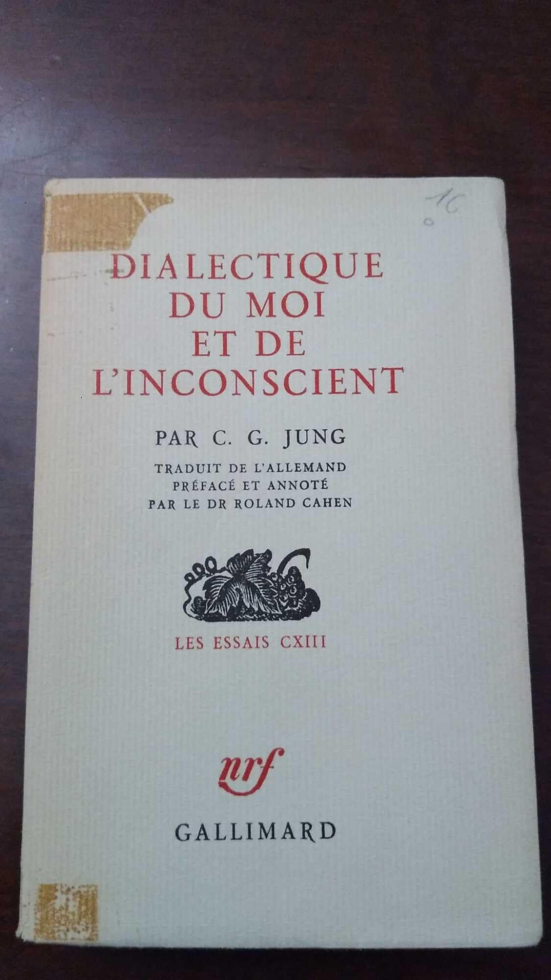 Dialectique du moi et de l'inconscient 9782070235025