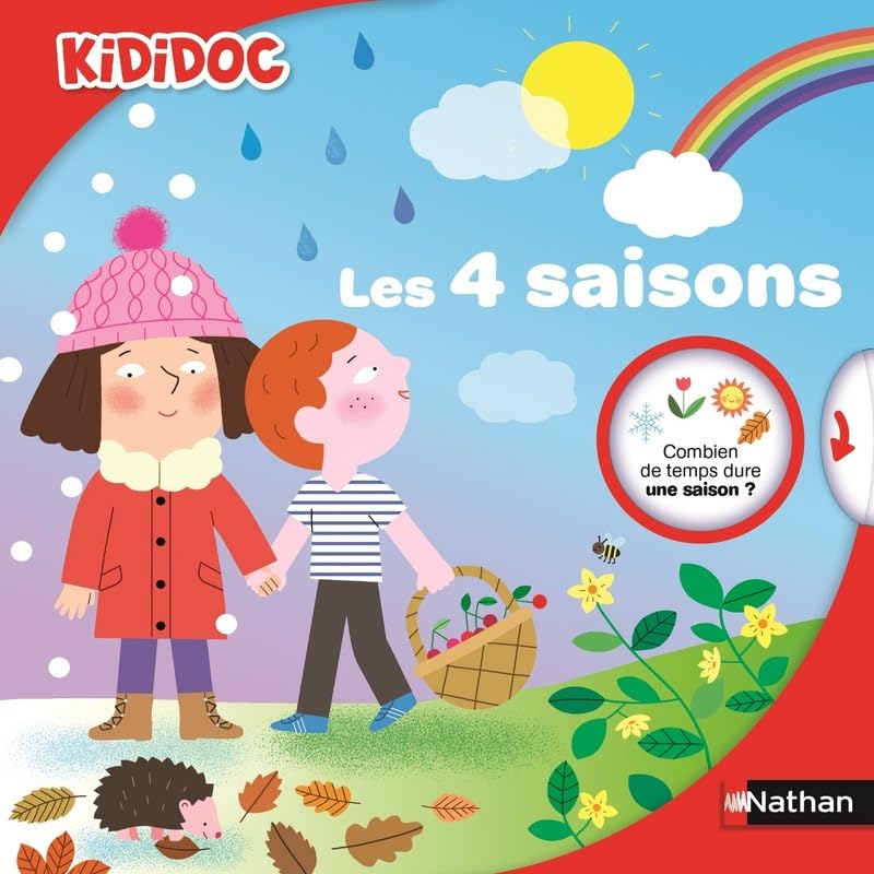 Les 4 saisons - Livre animé Kididoc- Dès 4 ans 9782092571026
