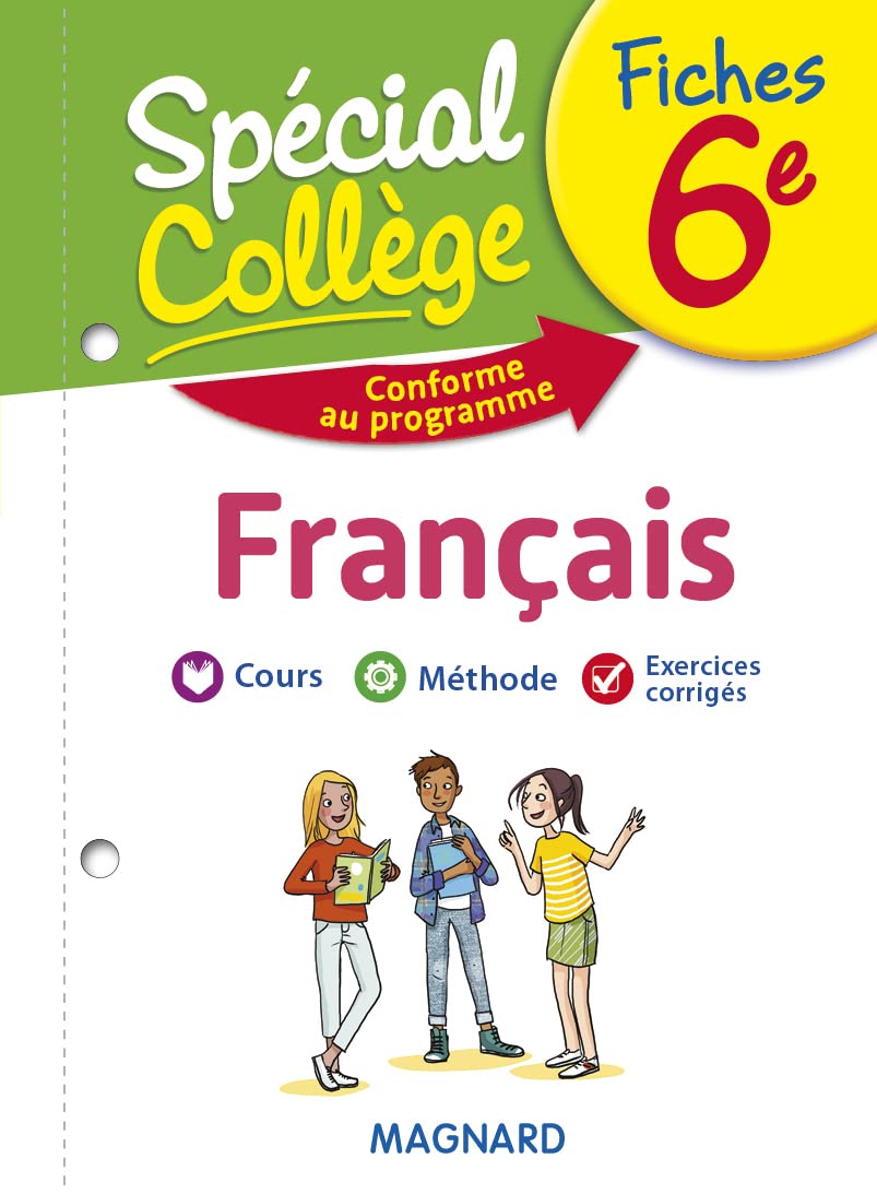 Spécial Collège Fiches Français 6e 9782210758384