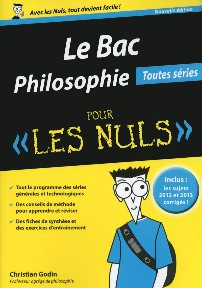 Bac Philosophie 2015 pour les Nuls 9782754058230