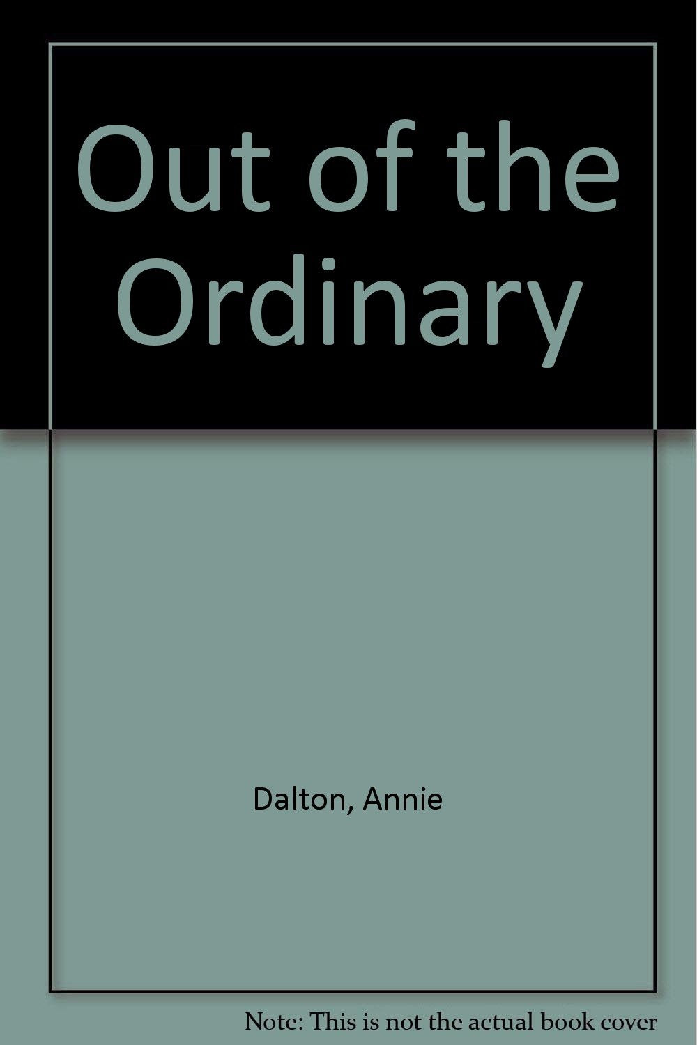 Out of the Ordinary 9780064470810