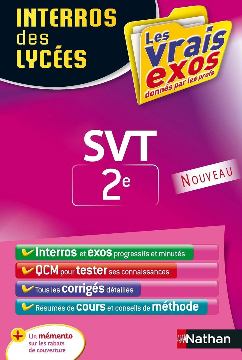 Interros des Lycées SVT 2de 9782091892801