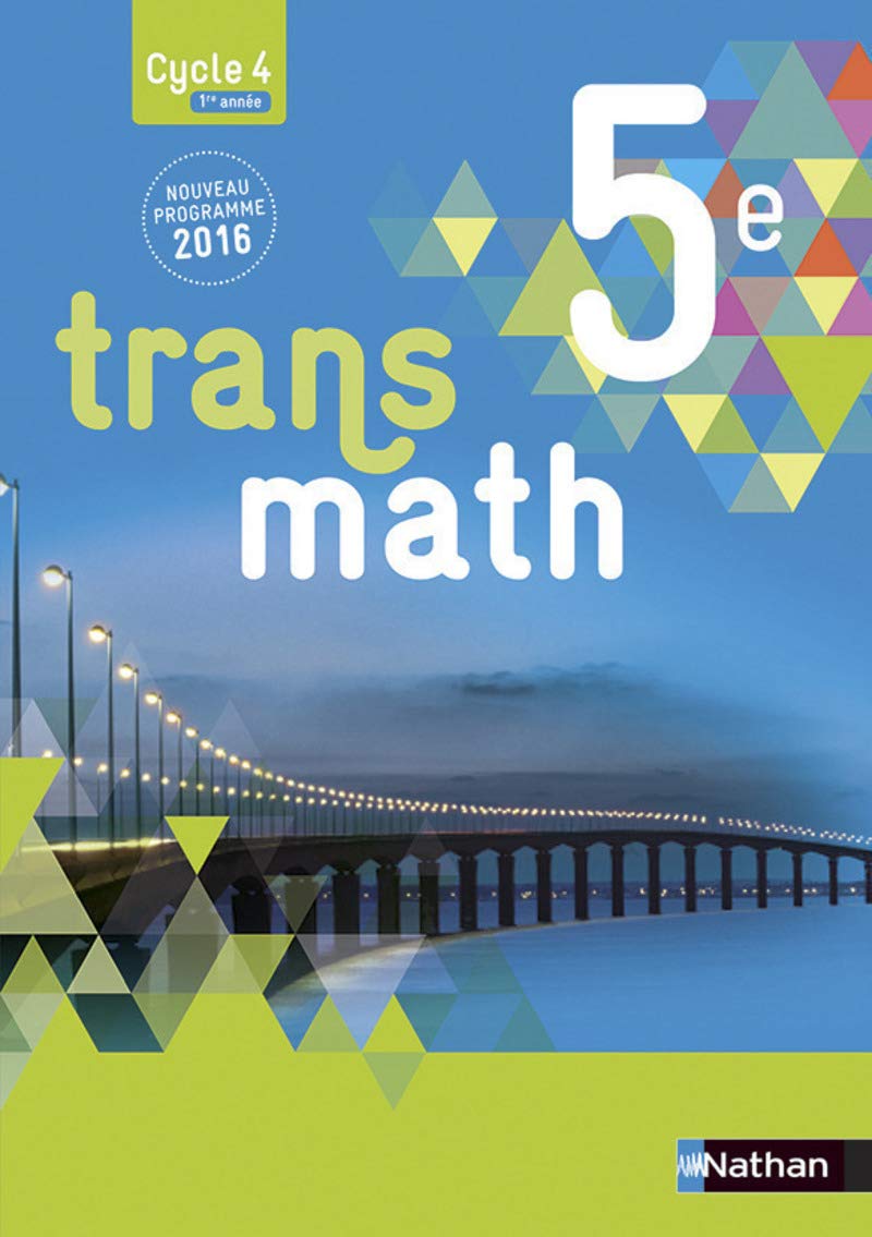 Transmath 5e - Format compact - Nouveau programme 2016 9782091719153