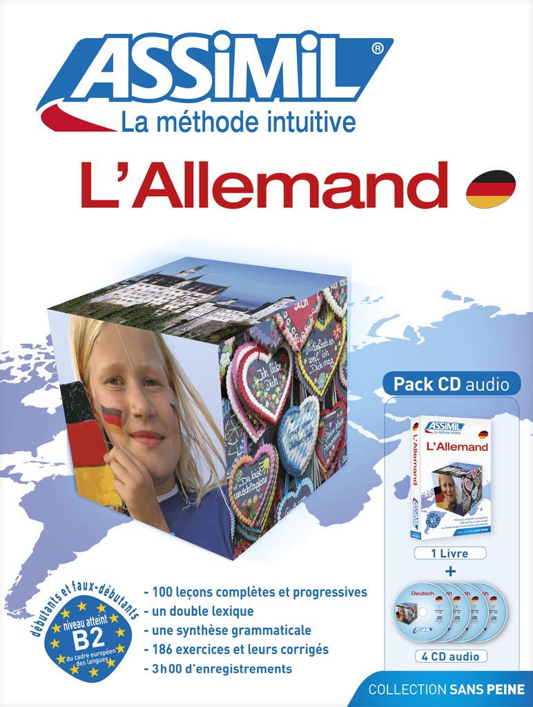 L'Allemand ; Livre + CD Audio (x4) 9782700520477