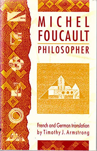 Michel Foucault, Philosopher 9780745008851