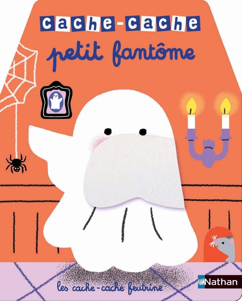 Cache-cache petit fantôme - Livre matière - éveil - Dès 6 mois 9782092592137
