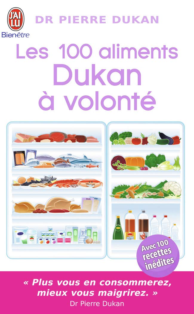 Les 100 aliments Dukan à volonté 9782290022986