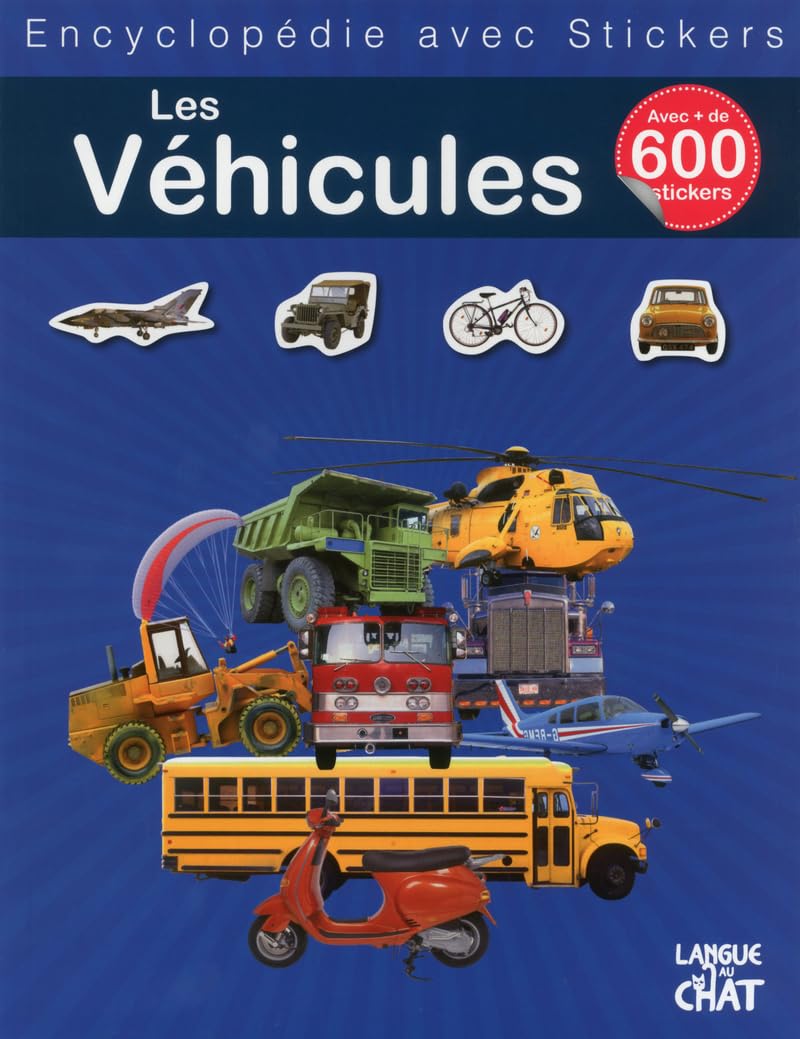 ENCYCLOPEDIE STICKERS VEHICULE 9782806303998