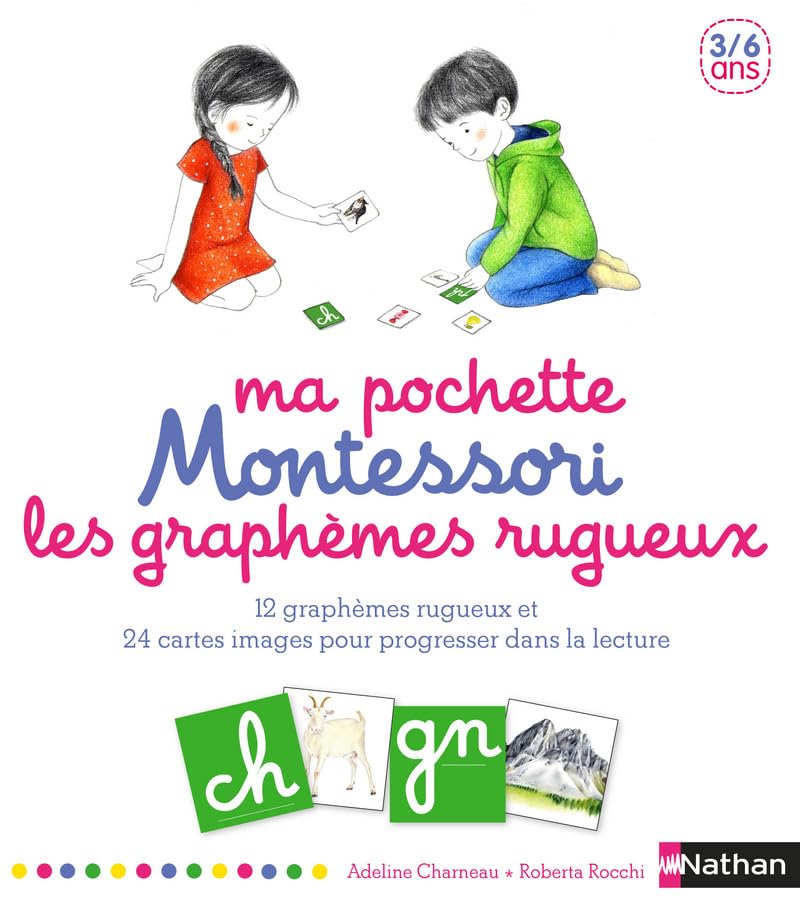 Ma pochette Montessori des graphèmes rugueux - 3/6 ans 9782092788646